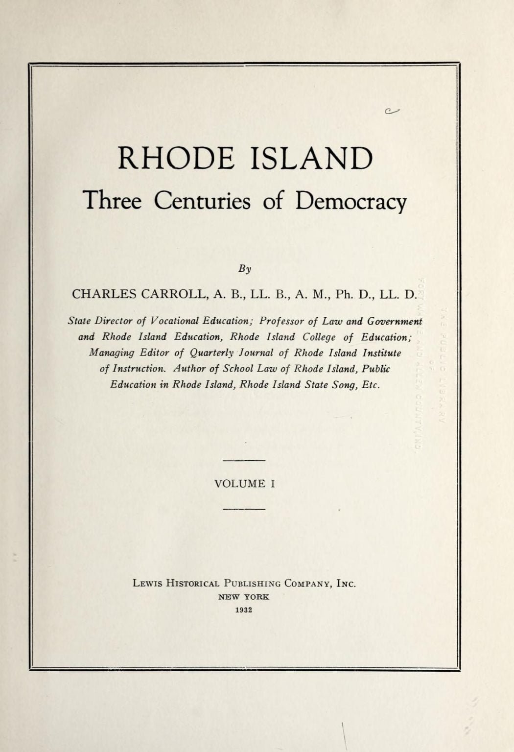 Rhode Island Relations With The Indians — Rhode Island Genealogy