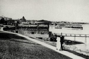 Along the Waterfront Looking North Jamestown